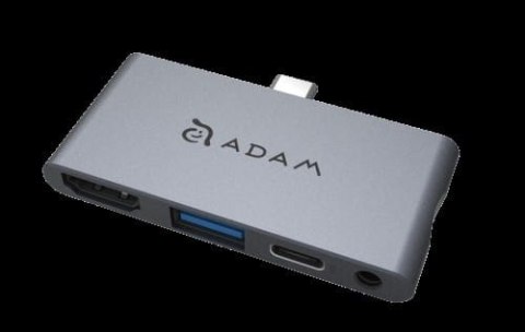 Adam Elements Casa Hub i4 - hub USB-C do 4 urządzeń (USB-C 3.1, USB-C 2.0&PD 3.0, USB-A 3.1, HDMI) [P]