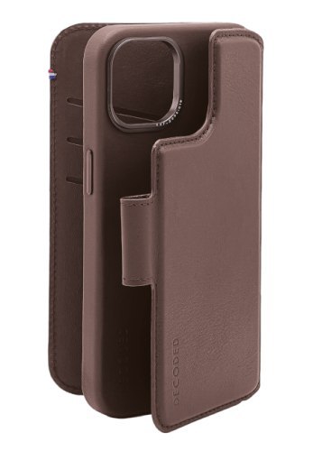 Decoded Detachable Wallet - skórzana obudowa ochronna do iPhone 14 Plus kompatybilna z MagSafe (brown)