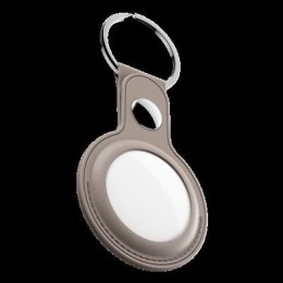 KeyBudz AirTag Keyring - skórzane etui ochronne do AirTag 2- pack (sandy beige)