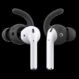 KeyBudz EarBuddyz Ultra - silikonowe nakładki do AirPods 1/2 (black)