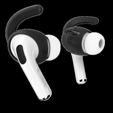 KeyBudz EarBuddyz - silikonowe nakładki do AirPods Pro (black)