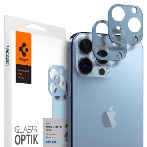 OSŁONA APARATU SPIGEN OPTIK.TR CAMERA PROTECTOR 2-PACK IPHONE 13 PRO / 13 PRO MAX SIERRA BLUE