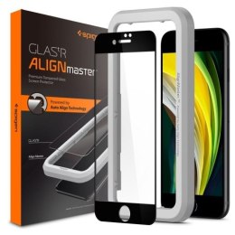 SZKŁO HARTOWANE SPIGEN ALM GLASS FC IPHONE 7 / 8 / SE 2020 / 2022 BLACK