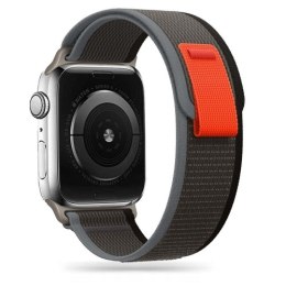 TECH-PROTECT NYLON APPLE WATCH 4 / 5 / 6 / 7 / 8 / 9 / SE / ULTRA 1 / 2 (42 / 44 / 45 / 49 MM) BLACK/ORANGE