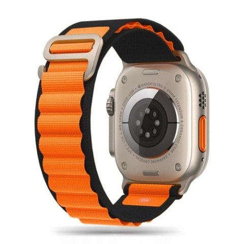 TECH-PROTECT NYLON PRO APPLE WATCH 4 / 5 / 6 / 7 / 8 / 9 / SE / ULTRA 1 / 2 (42 / 44 / 45 / 49 MM) BLACK / ORANGE