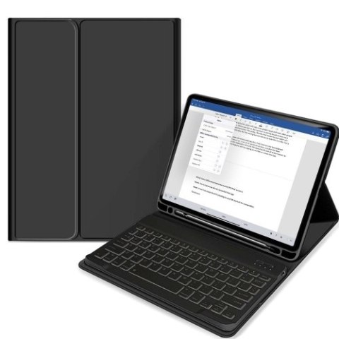 TECH-PROTECT SC PEN + KEYBOARD IPAD 10.2 7 / 8 / 9 / 2019-2021 BLACK