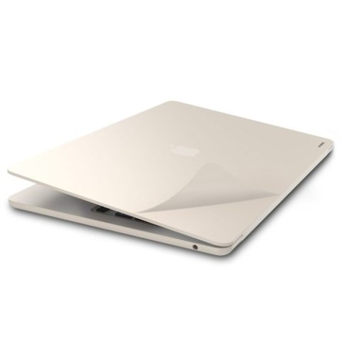 JCPal MacGuard Folia ochronna przód+tył do MacBook Air 15" M2 2023 (starlight)