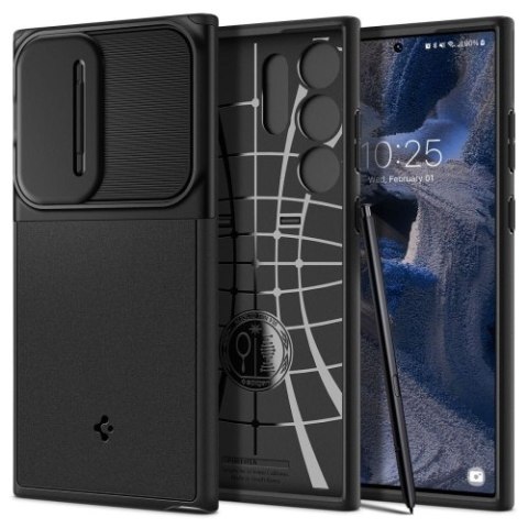 SPIGEN OPTIK ARMOR GALAXY S23 ULTRA BLACK