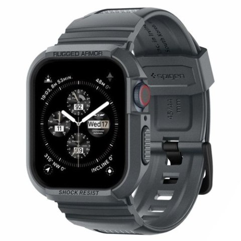 SPIGEN RUGGED ARMOR "PRO" APPLE WATCH 4 / 5 / 6 / 7 / 8 / 9 / SE (44 / 45 MM) DARK GREY