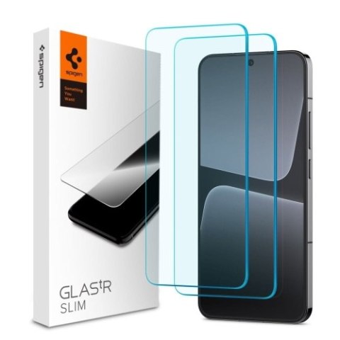 SZKŁO HARTOWANE SPIGEN GLAS.TR SLIM 2-PACK XIAOMI 13 / 14 CLEAR