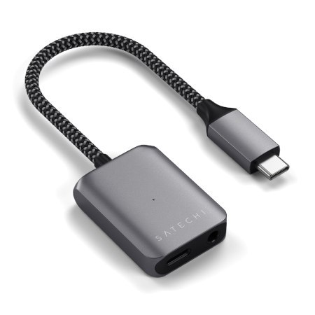 Satechi Audio & PD Adapter - aluminiowy adapter do urządzeń audio (USB-C PD 3.0)