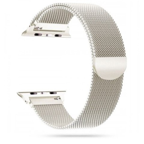 TECH-PROTECT MILANESEBAND APPLE WATCH 4 / 5 / 6 / 7 / 8 / 9 / SE / ULTRA 1 / 2 (42 / 44 / 45 / 49 MM) STARLIGHT