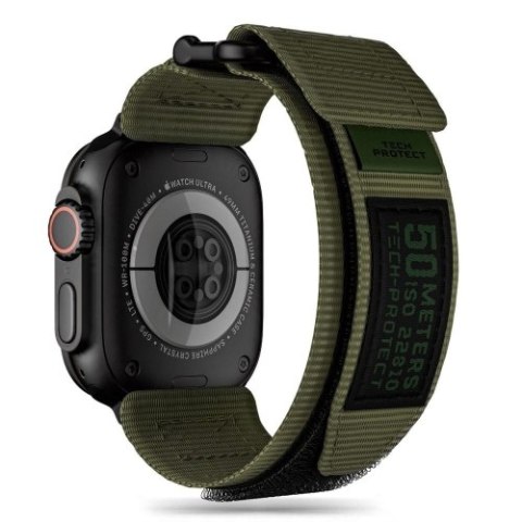 TECH-PROTECT SCOUT PRO "2" APPLE WATCH 4 / 5 / 6 / 7 / 8 / 9 / SE / ULTRA 1 / 2 (42 / 44 / 45 / 49 MM) MILITARY GREEN