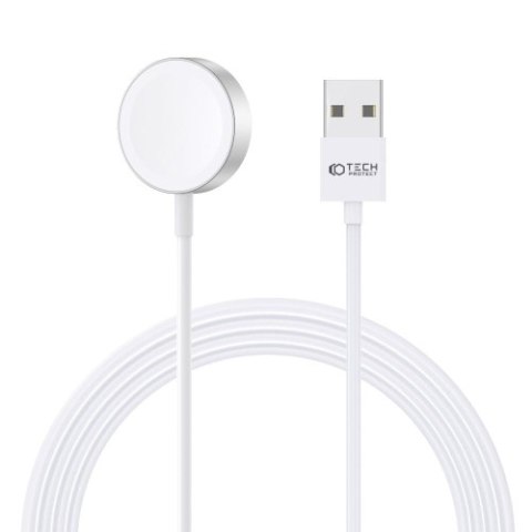 TECH-PROTECT ULTRABOOST MAGNETIC CHARGING CABLE 120CM APPLE WATCH WHITE