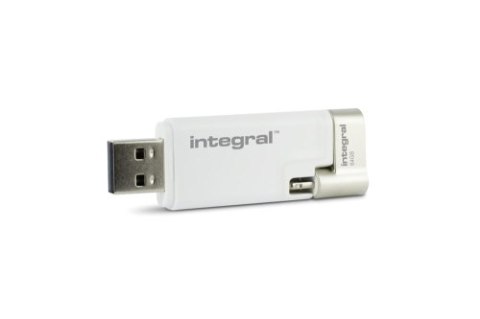 Integral iShuttle - pamięć przenośna 64 GB ze złączem USB oraz Lightning certyfikat MFi