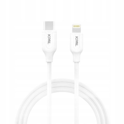 JCPal Linx USB-C to Lightning Cable 1M White