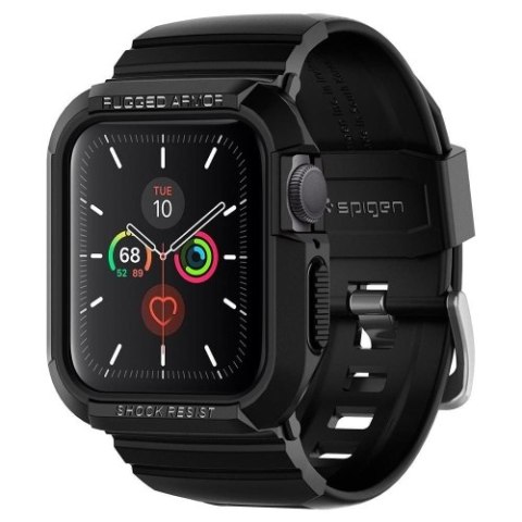 SPIGEN RUGGED ARMOR "PRO" APPLE WATCH 4 / 5 / 6 / 7 / 8 / 9 / SE (40 / 41 MM) BLACK