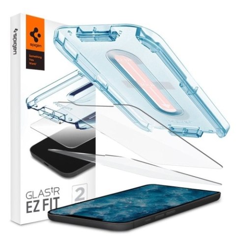 SZKŁO HARTOWANE SPIGEN GLAS.TR "EZ FIT" 2-PACK IPHONE 12 PRO MAX