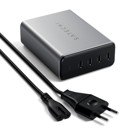 Satechi GaN Charger 165W - ładowarka sieciowa 165W, 4x USB-C