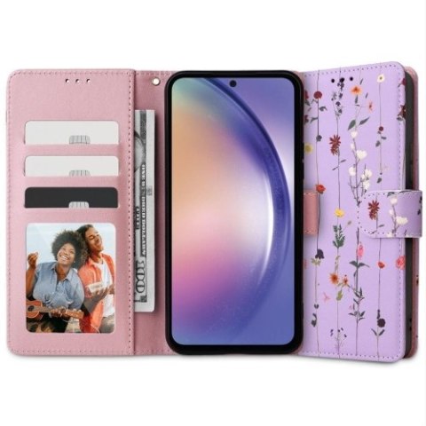 TECH-PROTECT WALLET GALAXY A35 5G GARDEN VIOLET