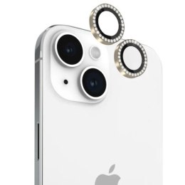 Kate Spade New York Aluminum Ring Lens Protector - Szkło ochronne na obiektyw aparatu iPhone 15 / iPhone 15 Plus (Set in Stone G