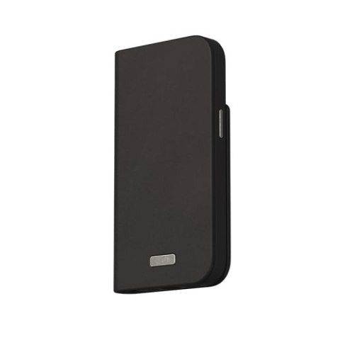 Moshi Overture MagSafe - Skórzane etui 3w1 z klapką iPhone 15 (Midnight Black)