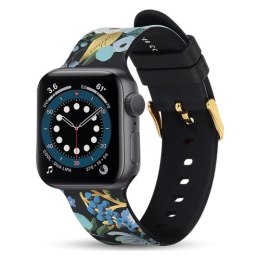 Rifle Paper Band - Pasek do Apple Watch 38/40/41 mm (Garden Party Blue)