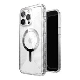 Speck Gemshell Grip + MagSafe - Etui do iPhone 15 Pro Max (Clear / Chrome Finish)