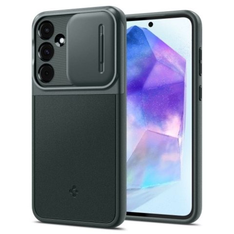 SPIGEN OPTIK ARMOR GALAXY A55 5G ABYSS GREEN