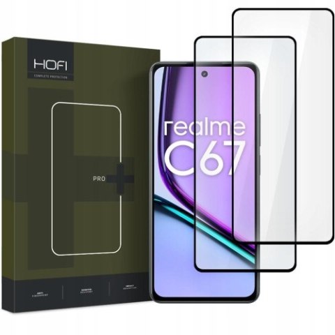 SZKŁO HARTOWANE HOFI GLASS PRO+ 2-PACK REALME C67 4G / LTE BLACK