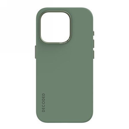 Decoded - silikonowa obudowa ochronna do iPhone 15 Pro kompatybilna z MagSafe (sage leaf green)