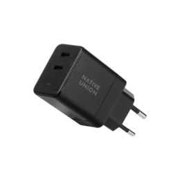 Native Union Fast GaN Charger - ladowarka 35W PD, 2x USB-C (black)