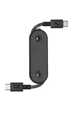 Native Union Pocket Cable - kabel USB-C - USB-C, 17 cm (black)