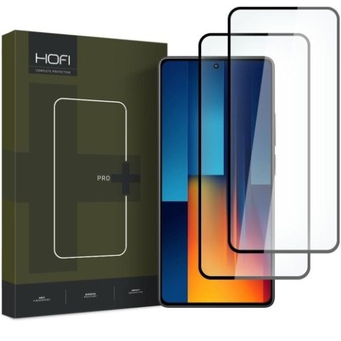 SZKŁO HARTOWANE HOFI GLASS PRO+ 2-PACK XIAOMI POCO M6 PRO 4G / LTE BLACK