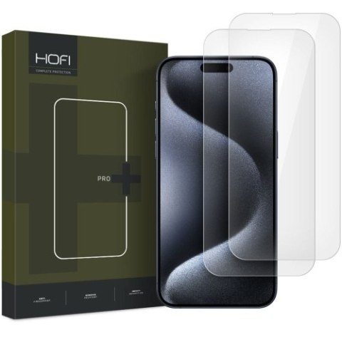 SZKŁO HARTOWANE HOFI GLASS PRO+ 2-PACK IPHONE 16 CLEAR