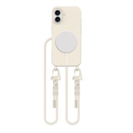 TECH-PROTECT MAGNECKLACE MAGSAFE IPHONE 16 COSMIC LATTE