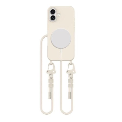 TECH-PROTECT MAGNECKLACE MAGSAFE IPHONE 16 COSMIC LATTE