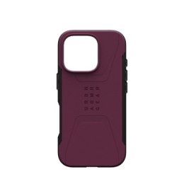 UAG Civilian Magsafe - obudowa ochronna do iPhone 16 Pro kompatybilna z MagSafe (bordeaux)