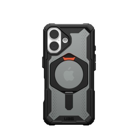 UAG Plasma XTE Magsafe - obudowa ochronna z podstawką do iPhone 16 kompatybilna z MagSafe (black/orange)