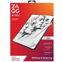 ZAGG InvisibleShield Fusion Canvas - antybakteryjna folia ochronna imitująca papier do iPad Pro 13