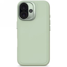 Decoded AntiMicrobial Silicone Stacks Backcover - silikonowa obudowa ochronna do iPhone 16 kompatybilna z MagSafe (mist green)