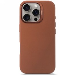 Decoded Leather Backcover - skórzana obudowa ochronna do iPhone 16 Pro kompatybilna z MagSafe (tan)