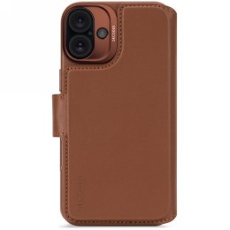 Decoded Leather Detachable Wallet - skórzana obudowa ochronna do iPhone 16 kompatybilna z MagSafe (tan)