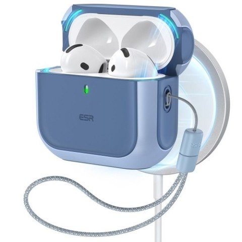 ESR ORBIT HALOLOCK MAGSAFE APPLE AIRPODS 4 BLUE ESR ORBIT HALOLOCK MAGSAFE APPLE AIRPODS 4 BLUE