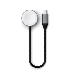 Satechi USB-C Fast Charging Cable - kabel ładujący USB-C do Apple Watch, 5W 20 cm (space gray)