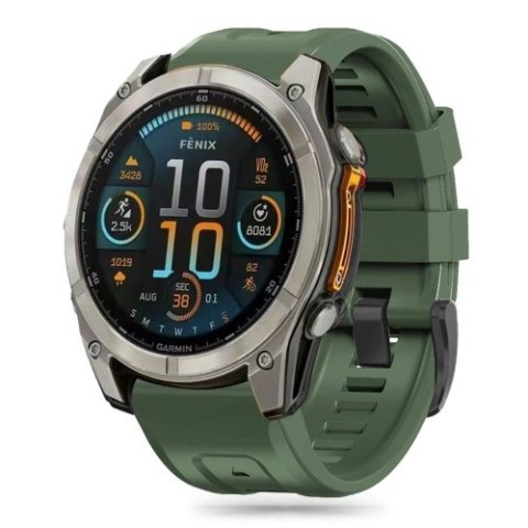 TECH-PROTECT SILICONE GARMIN FENIX 5S / 5S PLUS / 6S / 6S PRO / 7S / 8 (43 MM) MILITARY GREEN TECH-PROTECT SILICONE GARMIN FENIX 5S / 5S PLUS / 6S / 6S PRO / 7S / 8 (43 MM) MILITARY GREEN