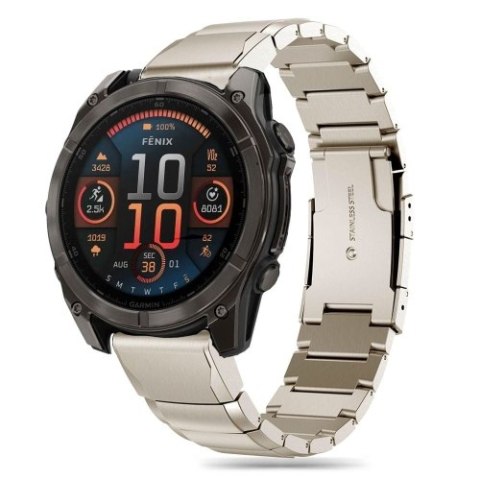 TECH-PROTECT STEELBAND GARMIN FENIX 5X / 5X PLUS / 6X / 6X PRO / 7X / 8 (51 MM) TITANIUM