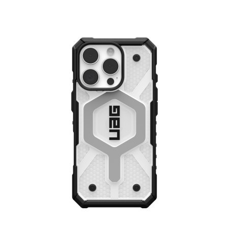 UAG Pathfinder Clear Magsafe - obudowa ochronna do iPhone 16 Pro kompatybilna z MagSafe (ice/black)