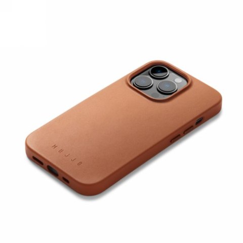 WYP Mujjo Full Leather Case - etui skórzane do iPhone 14 Pro kompatybilne z MagSafe (tan) (1)