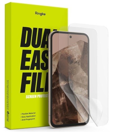 FOLIA OCHRONNA RINGKE DUAL EASY 2-PACK GOOGLE PIXEL 8A CLEAR